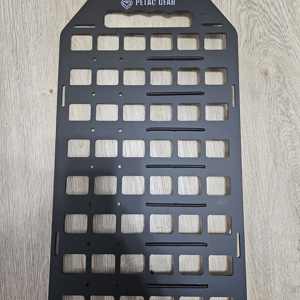 Black Tactical Mounting Panel
